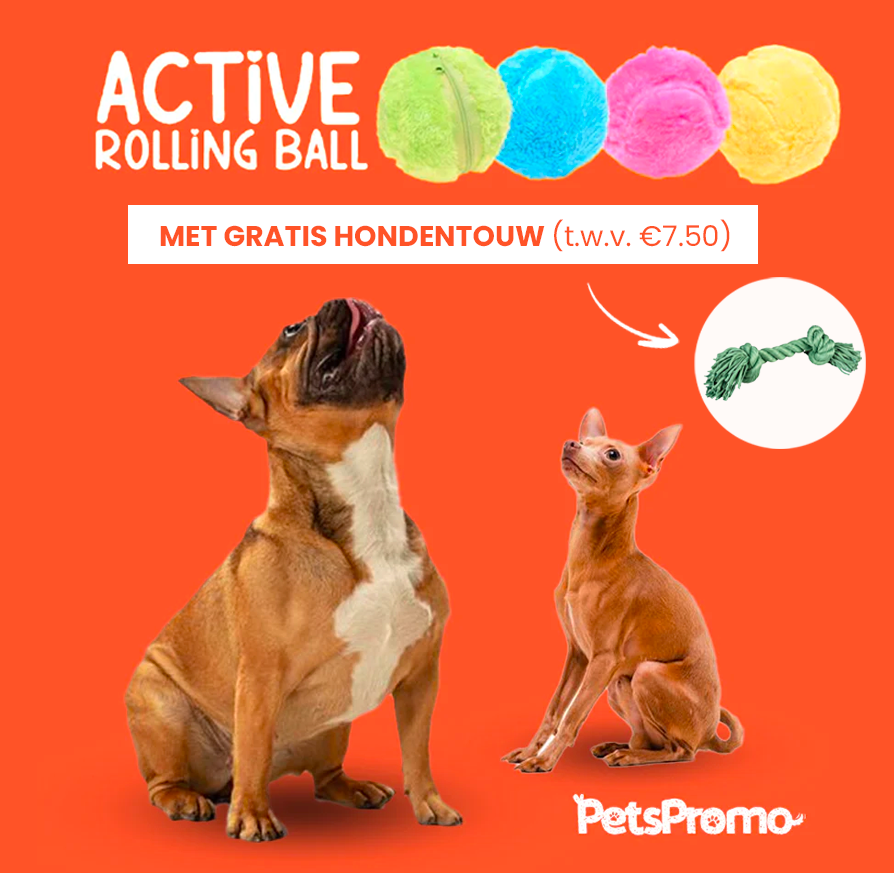 Active Rolling Ball - Anti-stress Automatische Bal (incl. 4 hoezen t.w.v €12,50)