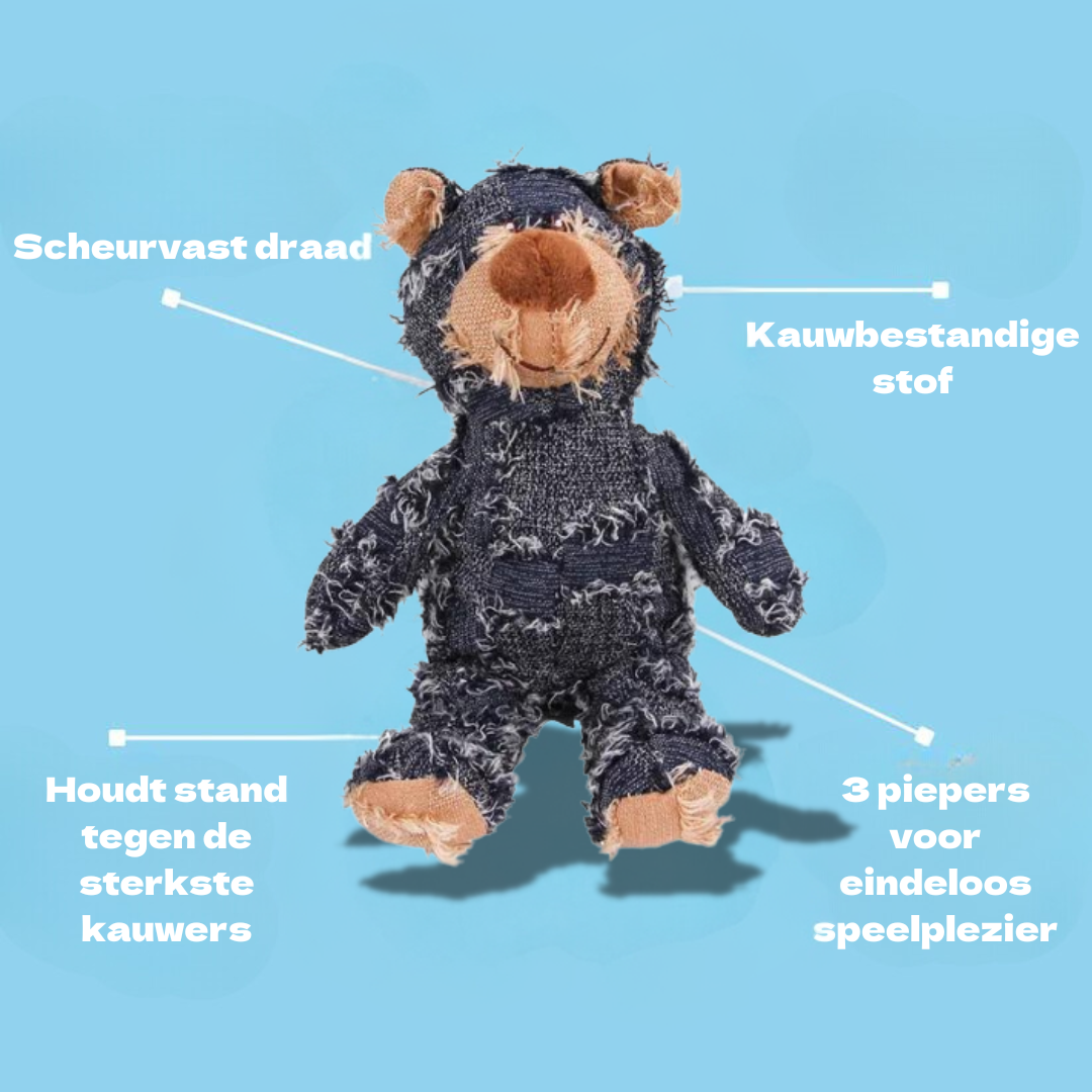 MightyBear – Unzerstörbares Kuscheltier für aggressive Kauer